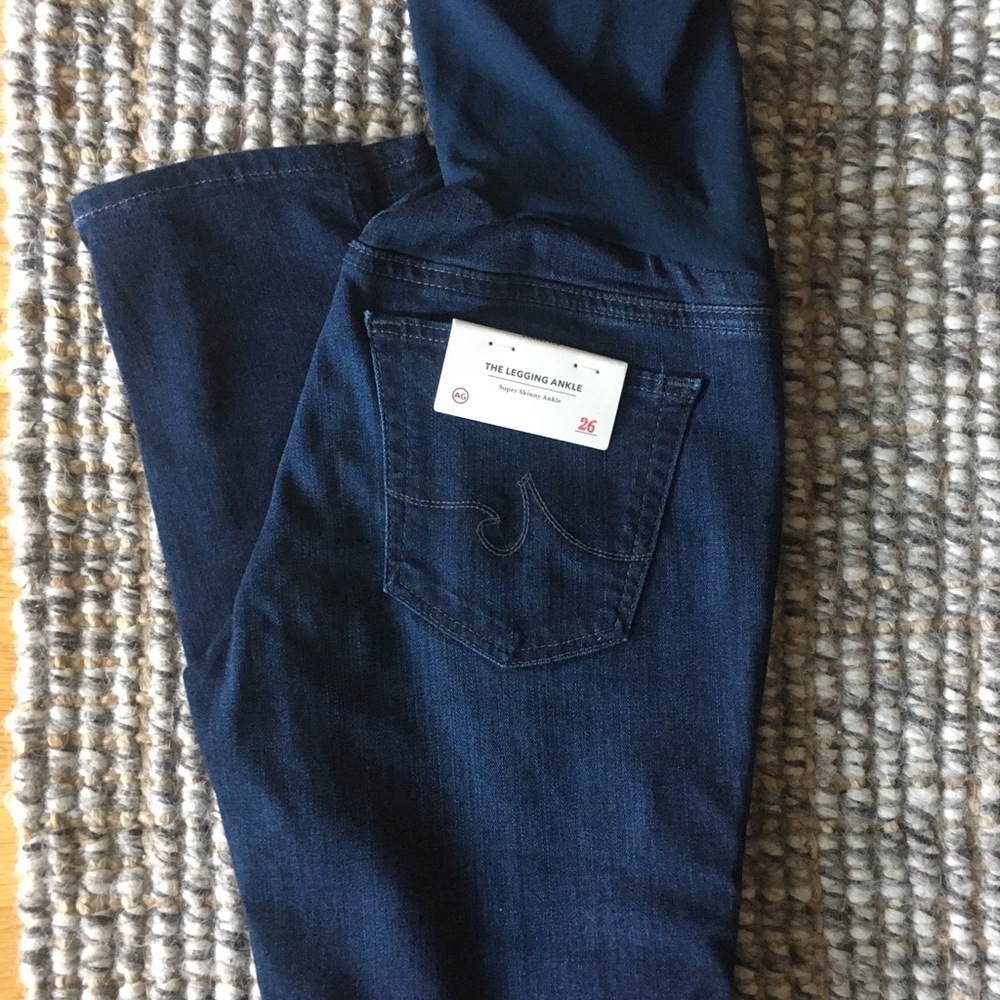 NWT AG skinny ankle maternity jeans